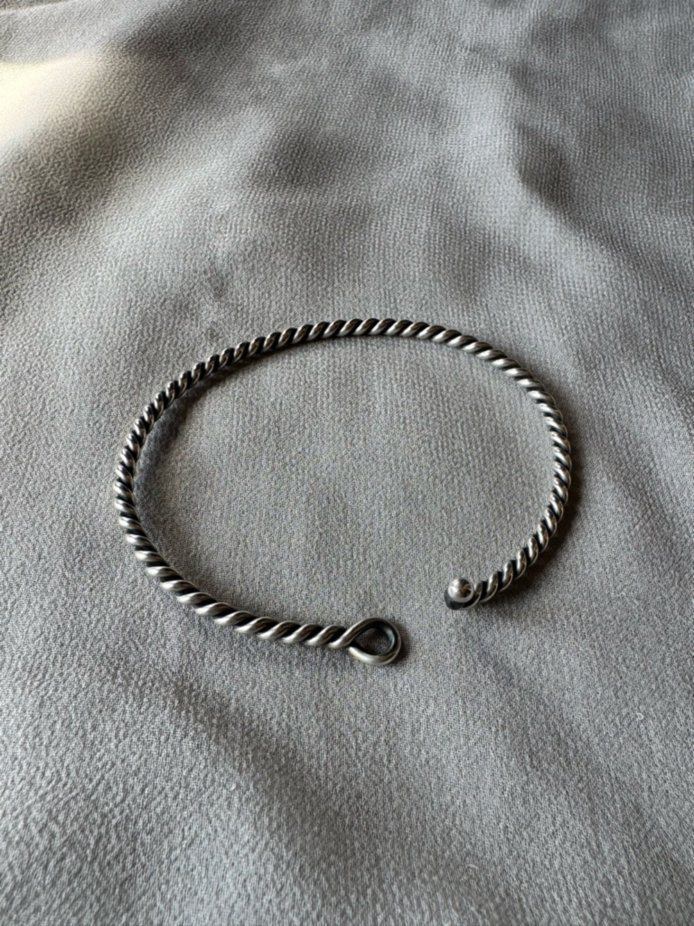 James Avery Twisted Sterling Silver Bracelet 925 - Picture 3 of 7